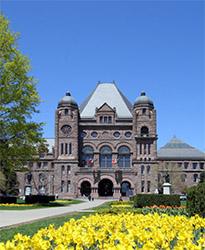 Queen's Park in springtime