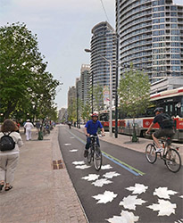 Queen's Quay Boulevard on Toronto's waterfront