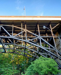 The bridge over Rosedale Valley