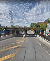 Looking north on Shaw Street towards Davenport Road, Toronto